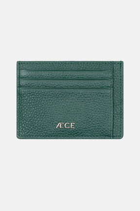 Leather Cardholder Green