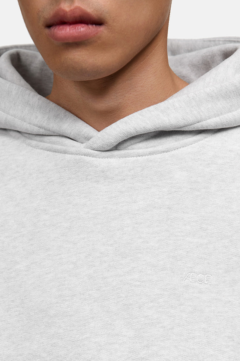 Heavy Basic Hoodie Heather Grey