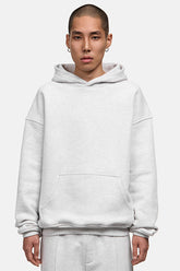 Heavy Basic Hoodie Heather Grey