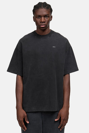 Heavy Basic Tee Washed Black